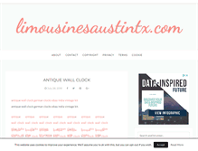 Tablet Screenshot of limousinesaustintx.com